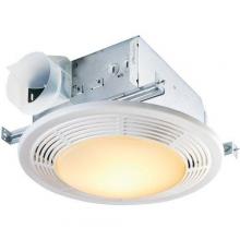 Broan-Nutone 8663RP - Decorative Fan/Light, White Plastic Grille, 100 Watt Incandescent Light, Title 24 compliant.