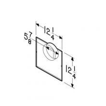 Broan-Nutone 961L - In-line Adapter, 6 in. Round Duct, for 100/150 CFM ceiling mount models.