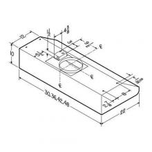 Broan-Nutone E64E30SS - 1-Way, External Blower, Stainless Shell