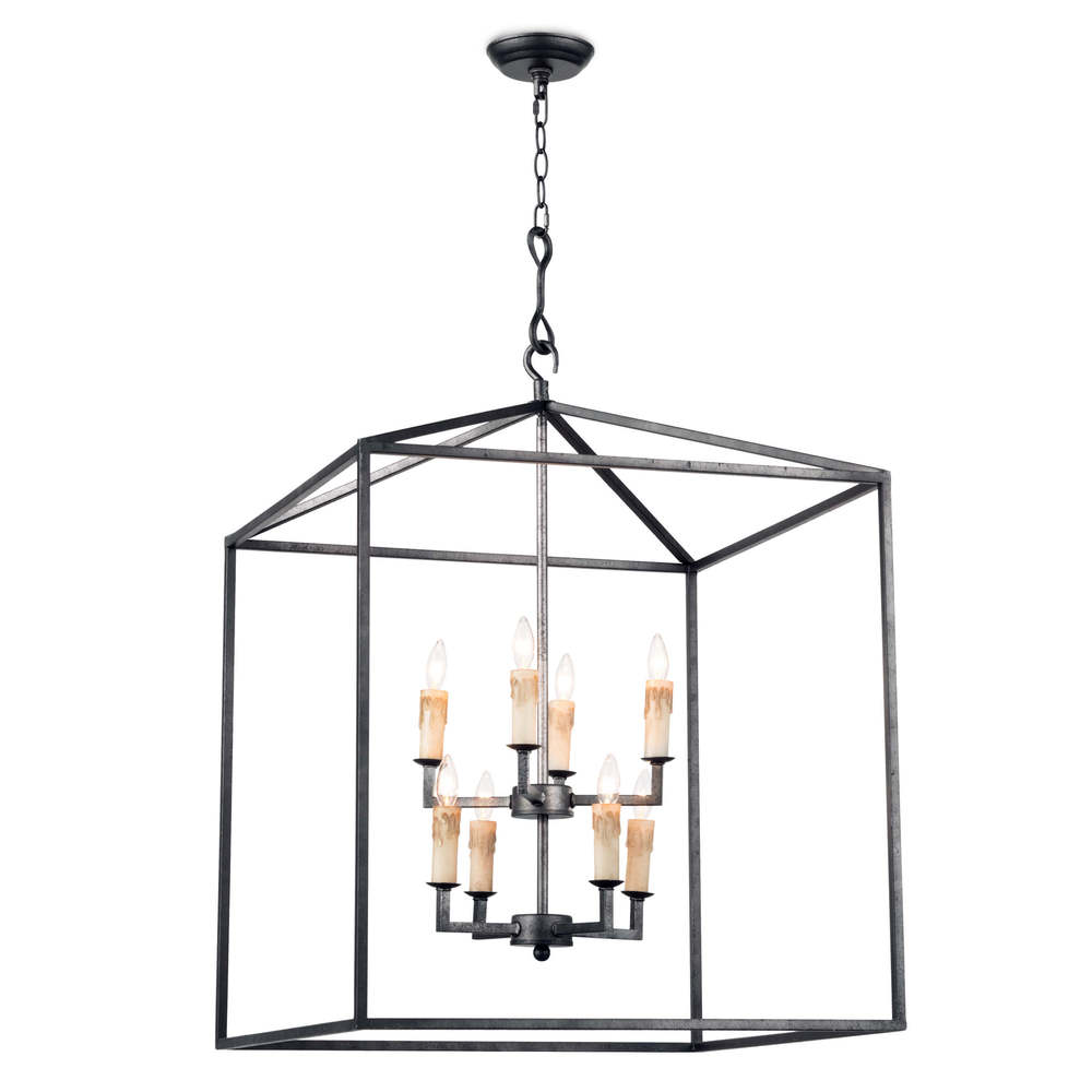 Southern Living Cape Lantern (Blackened Iron)