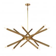 Regina Andrew 16-1289NB - Regina Andrew Viper Chandelier (Natural Brass)