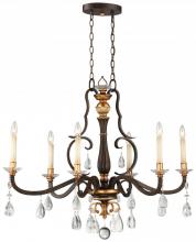 Minka Metropolitan N6457-652 - 6 LIGHT CHANDELIER