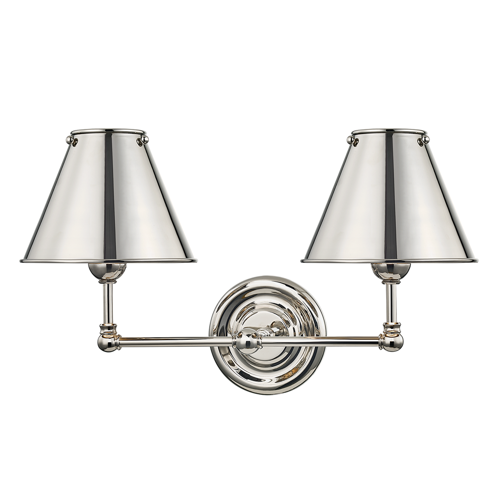 2 LIGHT WALL SCONCE