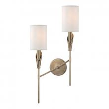  1312L-AGB - 2 LIGHT LEFT WALL SCONCE