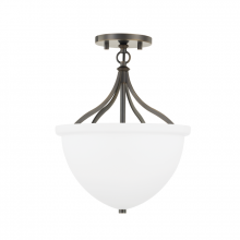 Hudson Valley 2811-DB - 1 LIGHT SEMI FLUSH