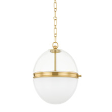 Hudson Valley 3815-AGB - 1 LIGHT PENDANT