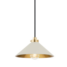 Hudson Valley MDS1401-AGB/OW - 1 LIGHT PENDANT