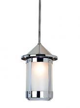 Arroyo Craftsman BSH-7WO-P - 7" berkeley stem hung pendant