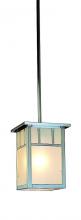 Arroyo Craftsman HSH-4LDTGW-AB - 4" huntington stem hung pendant with double t-bar overlay