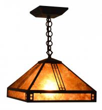 Arroyo Craftsman PH-12F-MB - 12" prairie pendant