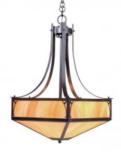 Arroyo Craftsman SGCH-20CR-MB - 20" saint george inverted chandelier