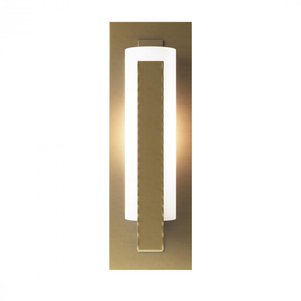 Forged Vertical Bar Sconce - Steel Backplate