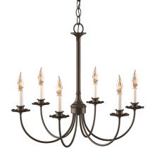 Hubbardton Forge 107060-SKT-05 - Simple Lines 6 Arm Chandelier