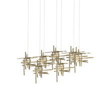 Hubbardton Forge 131095-SKT-LONG-84-II0728 - Tura 7-Light Seeded Glass Pendant