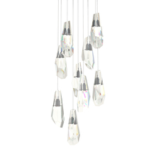 Hubbardton Forge 131101-SKT-LONG-14-CR - Luma 9-Light Large Crystal Pendant