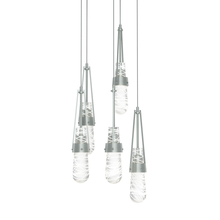 Hubbardton Forge 131120-SKT-LONG-82-YJ0434 - Link 5-Light Blown Glass Pendant