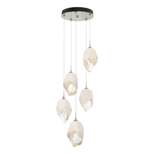 Hubbardton Forge 131138-SKT-STND-85-WP0755 - Chrysalis 5-Light Large Crystal Pendant