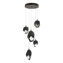 Hubbardton Forge 131139-SKT-LONG-14-BP0756 - Chrysalis 5-Light Mixed Crystal Pendant