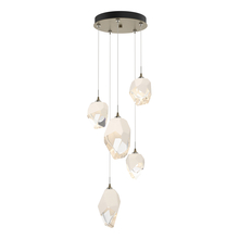 Hubbardton Forge 131139-SKT-STND-84-WP0756 - Chrysalis 5-Light Mixed Crystal Pendant