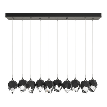 Hubbardton Forge 131143-SKT-STND-20-BP0754 - Chrysalis 10-Light Small Crystal Pendant