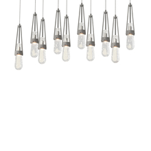 Hubbardton Forge 131200-SKT-LONG-20-YG0434 - Link 10-Light Blown Glass Pendant