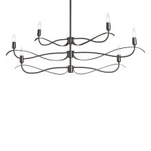 Hubbardton Forge 136350-SKT-MULT-07 - Willow 6-Light Small Chandelier