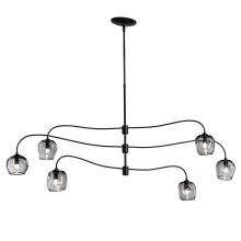  136357-SKT-MULT-10-YL0709 - Ume 6-Light Large Pendant