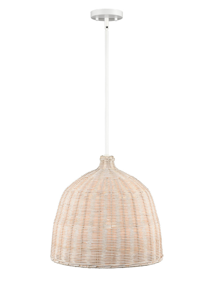 Elise 1-Light Pendant light White