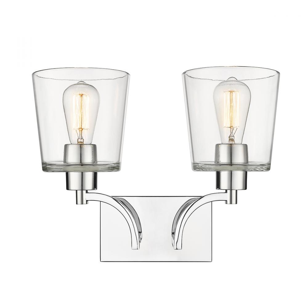 Evalon 2-Light Vanity Chrome