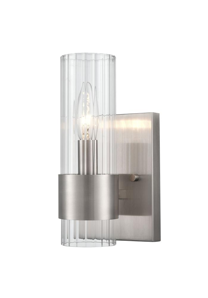 Caberton 1-Light Wall Sconce Brushed Nickel