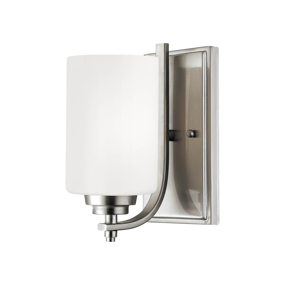 Bristo 1-Light Wallmounts Satin Nickel