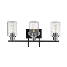 Millennium 3513-MB/BN - Clifton 3-Light Vanity Matte Black/Brushed Nickel