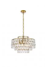 Elegant 1102D20BR - Mila 20 Inch Pendant in Brass