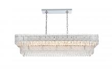 Elegant 1780G50C - Emilia 50 inch Chandelier in Chrome