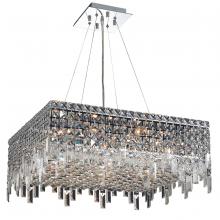 Elegant V2033D24C/RC - MaxIme 12 Light Chrome Chandelier Clear Royal Cut Crystal