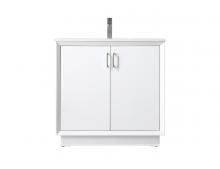 Elegant VF19636WH - 36 Inch Single Bathroom Vanity in White