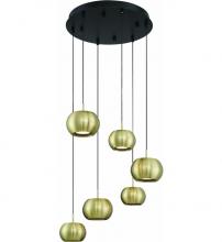 Minka George Kovacs P5474-884-L - Halo - 6 Light LED Pan Pendant