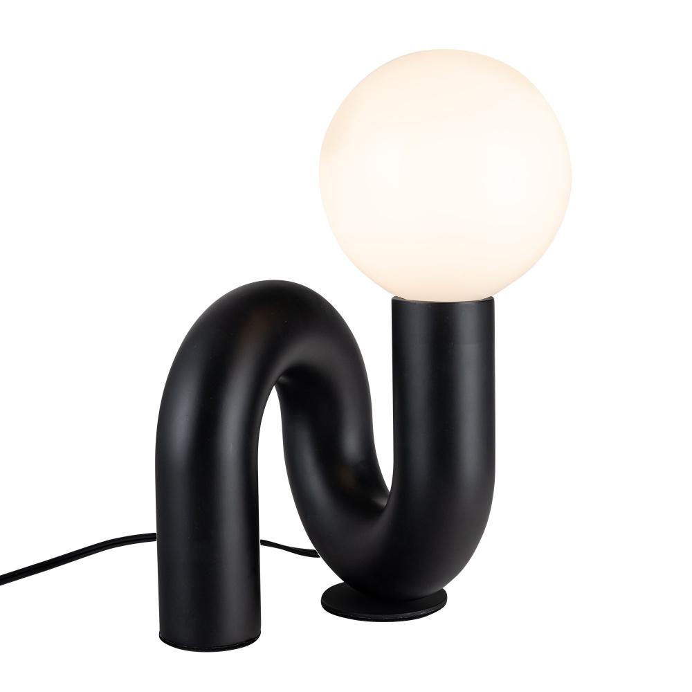 Sadie 6-in Matte Black Socket Table Lamp