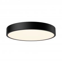  FM554015MB-5CCT - Adelaide 15-in Matte Black LED Flush Mount