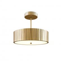 ALORA  SF361212VB - Kensington 12-in Vintage Brass LED Semi Flush Mount