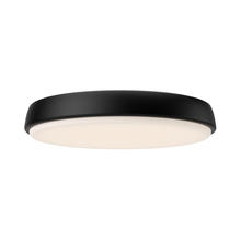 Alora Lighting FM503715MB - Laval 15-in Matte Black LED Flush Mount