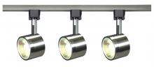 Nuvo TK407 - LED Track Kit - 12 Watt LED - 3000K - 4 foot Track - 36 degree - Round Shape - Brushed Nickel Finish