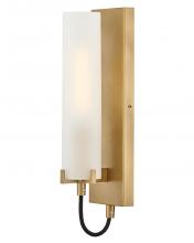 Hinkley 37850HB-WH - Medium Single Light Sconce