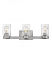 Hinkley 5053BN-CL - Medium Three Light Vanity