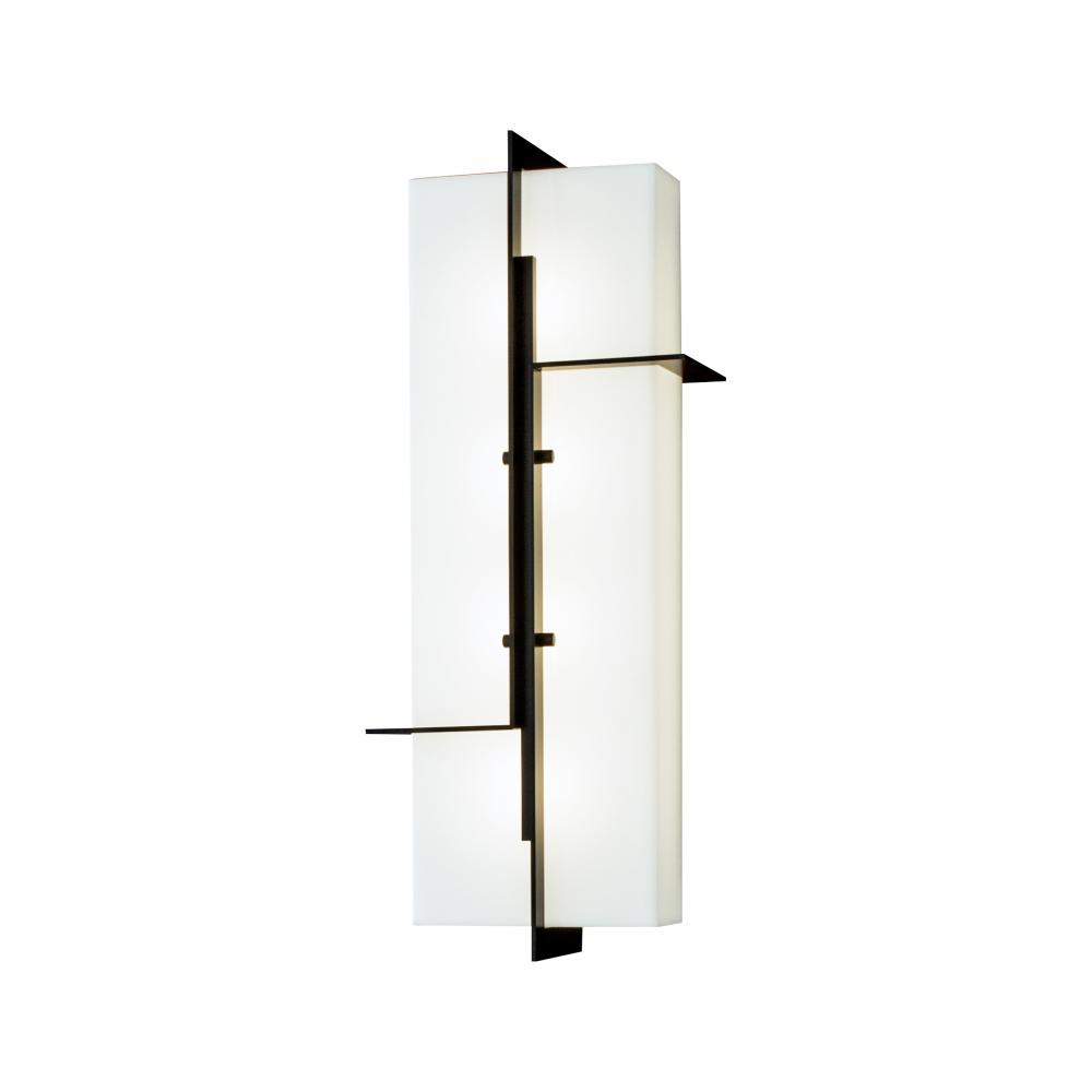 Matrix 18'' High Integrated LED Outdoor Sconce - Matte Black