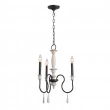 ELK Home 90200/3 - Brownell 17'' Wide 3-Light Chandelier - Anvil Iron