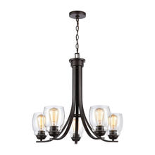 ELK Home CN320521 - Thomas - Calistoga 25'' Wide 5-Light Chandelier - Oil Rubbed Bronze