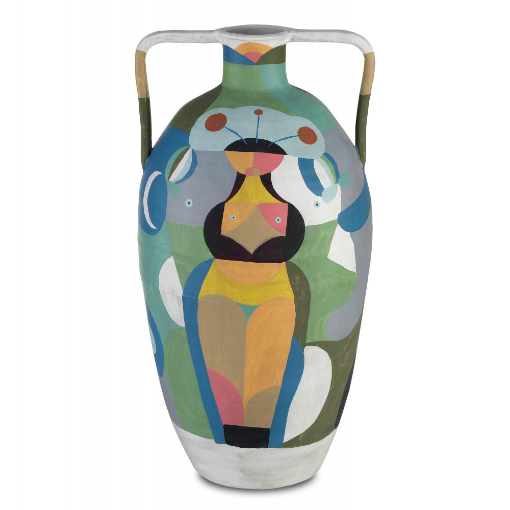 Amphora Large Multi-Colored Va