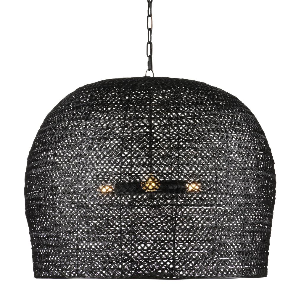 Piero Large Black Chandelier