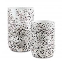 Currey 1200-0498 - Pari White Confetti Vase Set o